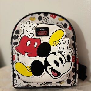 Disney Mickey Mouse Backpack - Red, Yellow, Black, White